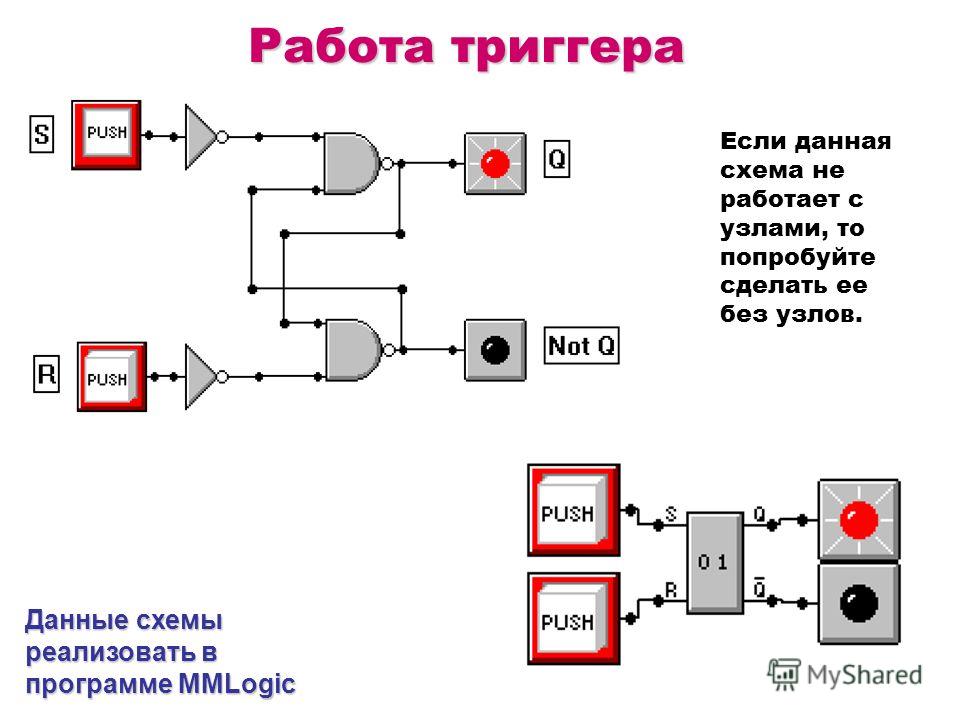 Моделирования логических схем. Конструктор логических схем. Programma konstruktor логических схем. Моделирование логических элементов. Как работает триггер.